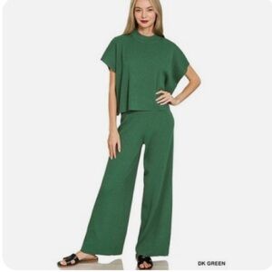 Zenana DK Green Women's Lounge Set